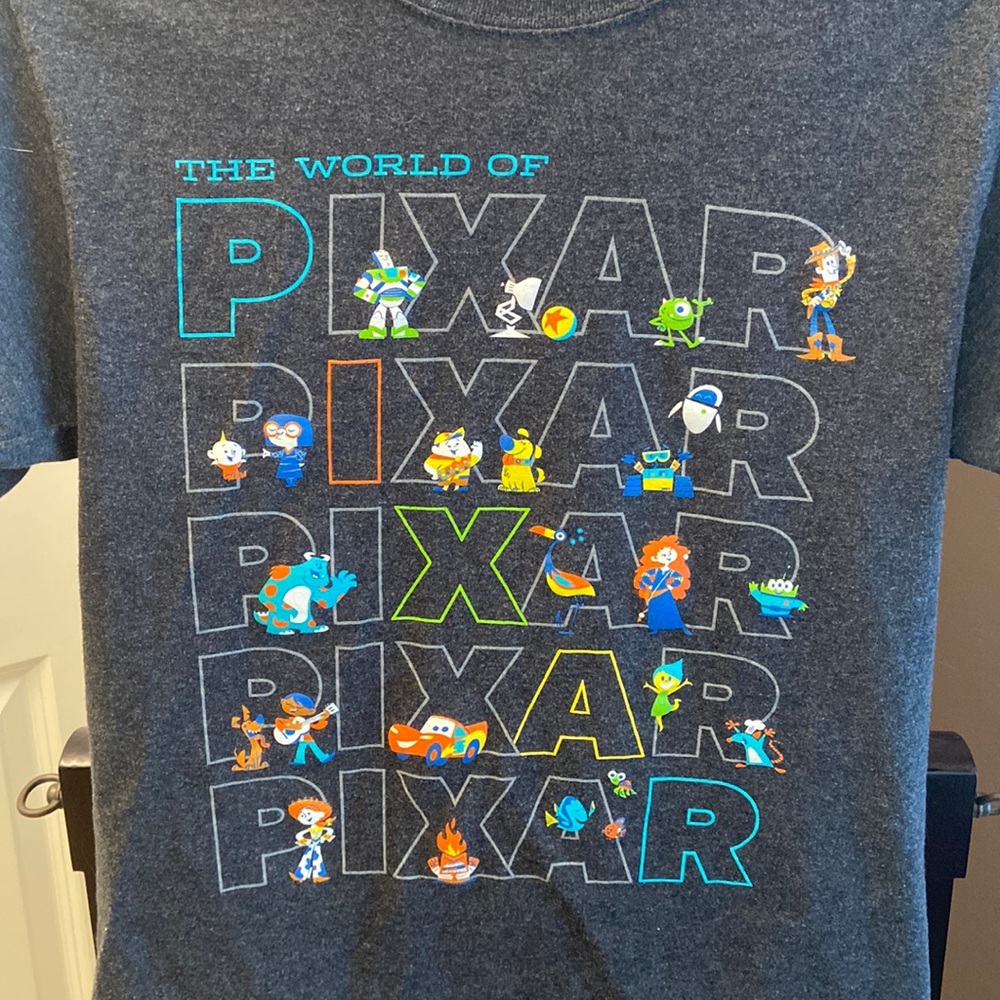 S Pixar Hanes graphics characters  tshirt top